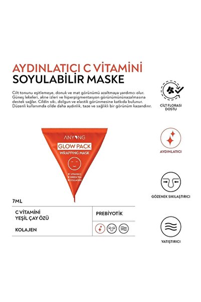Anyong Vitamin C Peel-Off Mask – Brightening & Pore-Tightening Glass Skin Effect