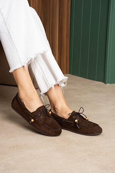 TexFoot Gaia piele întoarsă talpă moale Pantofi de damă B balerini cu branț c...