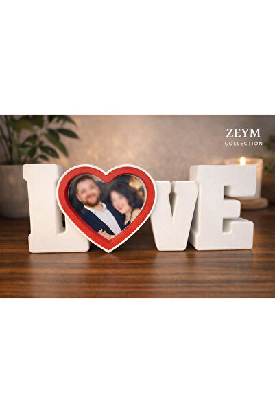 ZEYM COLLECTION Love Photo Frame – Heart-Shaped Photo Frame |   Gift for a Lo...