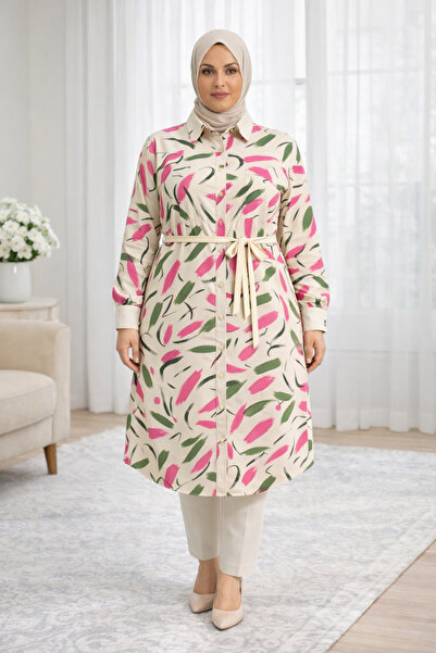 DOCEMODA DOCE53 BÜYÜKBEDEN KREP TUNİK