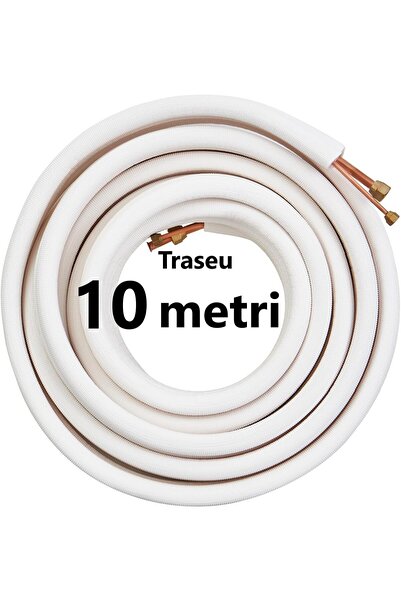 AdroPro Kit 10 meters Copper Pipe 1/4'', 3/8'' for installation, assembly Air...