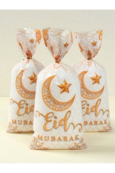 BAGGI أكياس حلوى عيد مبارك، 25 قطعة مع شرائط ذهبية