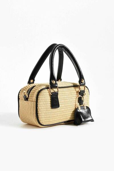 H&D COLLECTİON Жіноча плетена сумка з аксесуарами для сумок, сумка через плече