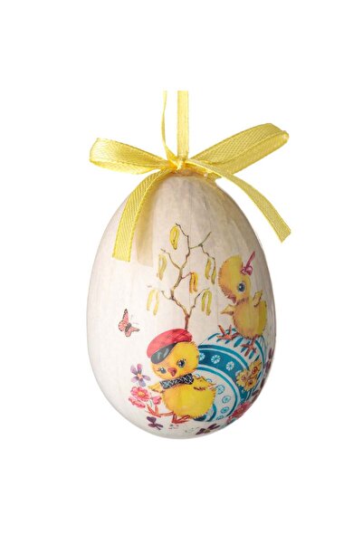 OEM Decorative Easter Egg Painted Chickens & Eggs 7.5cm