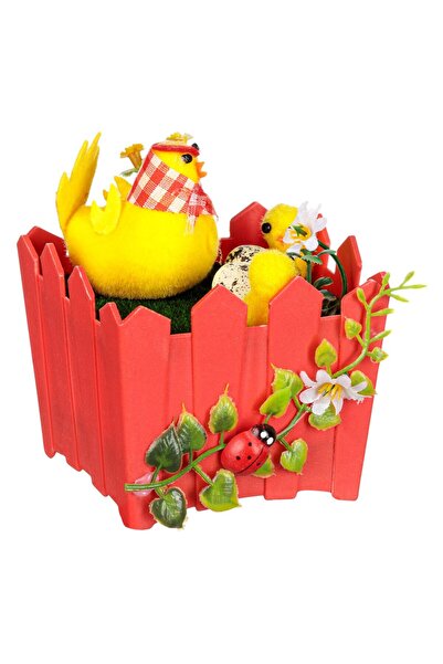 OEM Cos Decorativ de Paste Gard Gaina & Oua 9x9x10cm