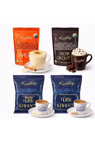 Tarihi Kadıköy Kahvesi KADIKÖY KAHVESİ 3'LÜ SET (SALEP 200GR, SICAK ÇİKOLATA ...