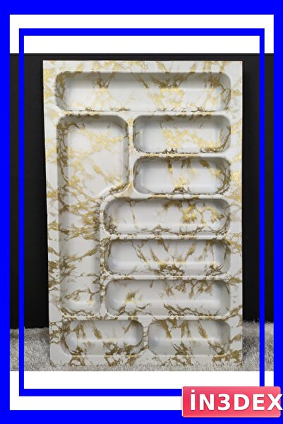 İN3DEX 9-Compartment Large Kitchen Spoon Organizer