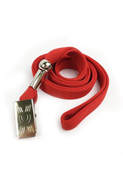 Yuka KIRMIZI İPLİ YAKA KARTI 2 ADET KİMLİK KORUYUCU PERSONEL TANITIM KARTLIK ...