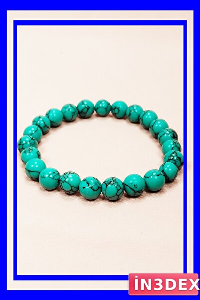 İN3DEX Natural Stone Bracelet Turquoise Colorful in a Box