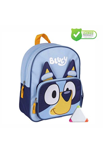 JOY CREATIVE Backpack with front Functional Pocket , Bluey, 2 compartments, z...