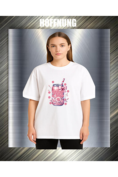 HOFFNUNG Tricou UNISEX cu mânecă scurtă, guler rotund, imprimat cu Spirit, cu...