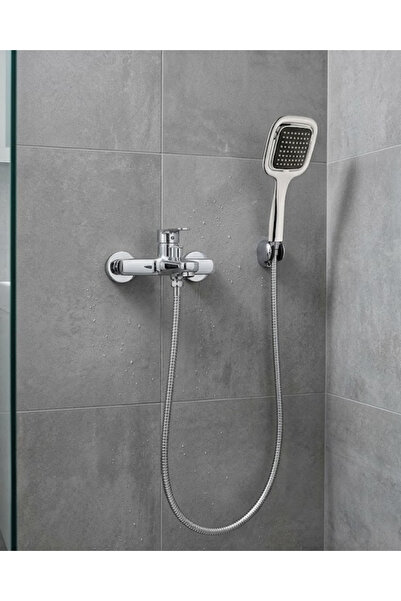 OSENSE مجموعة دش سوداء اللون، رأس دش محمول باليد، خرطوم حلزوني، ملحق دش متين ...