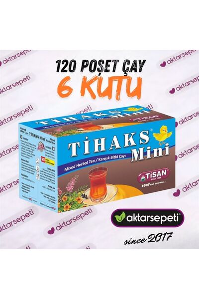 Tisan Tihaks Mini Tea |   Soft Herbal Tea Suitable for Little Ones |   120 Te...