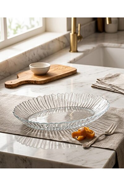 Paşabahçe 1 Adet Oval Servis & Sunum Tabak & Kase (250 mm)