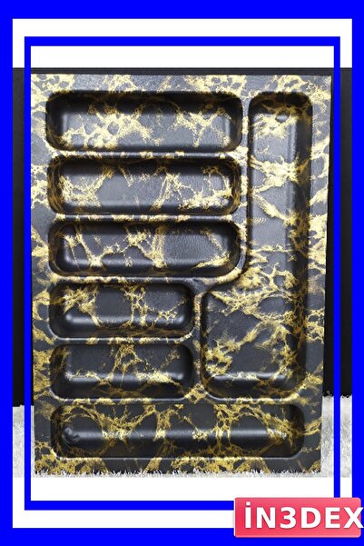 İN3DEX 7-Compartment Large Kitchen Spoon Organizer