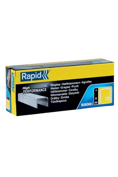 Rapid No.13 Finewire Staples 6mm – 5000pcs – Silver – 11830700