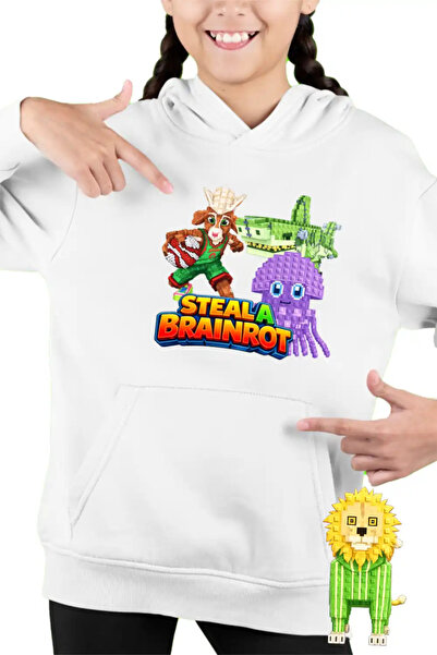 OEM Hanorac Copii Fete Steal a Brainrot Graipuss Roblox Meme