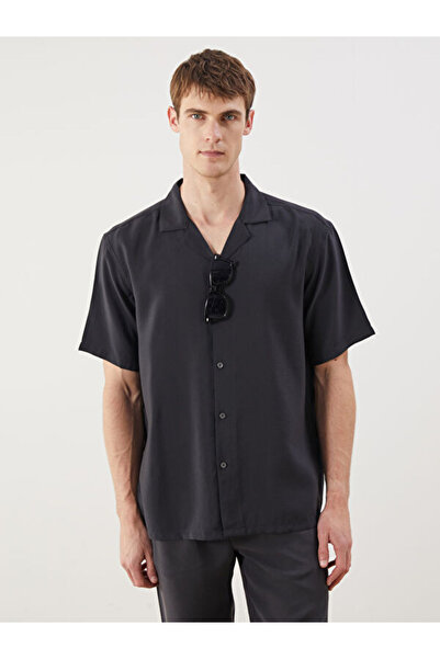 LC Waikiki Regular Fit Short Sleeve Dobby Men's Shirt