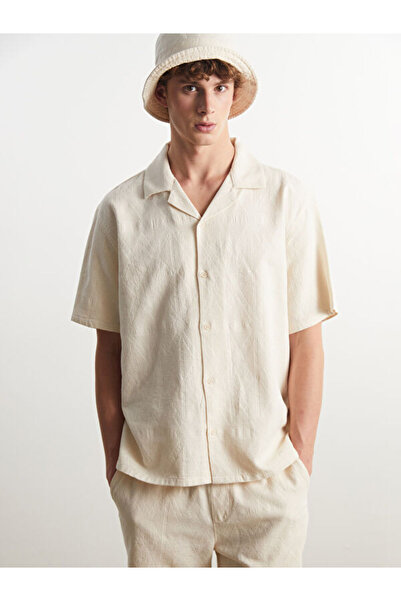 LC Waikiki Comfortable Fit Jacquard Men's Shirt