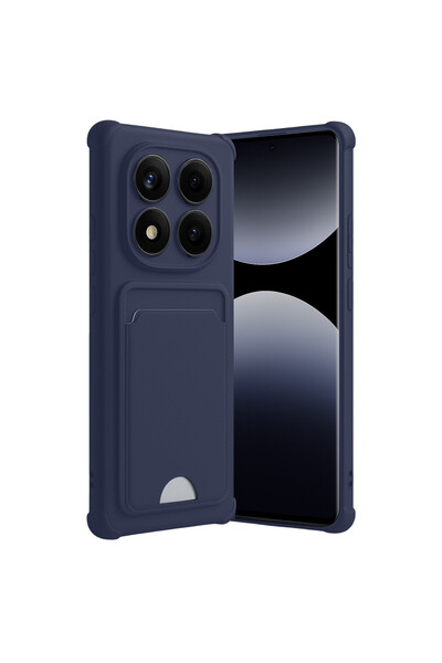 cepmoda حافظة سيليكون REDMİ "NOTE 14 PRO (4G)" K حامل بطاقات i - تصميم نحيف E...