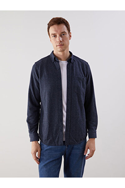 LC Waikiki Regular Fit Long Sleeve Gabardine Men's Shirt