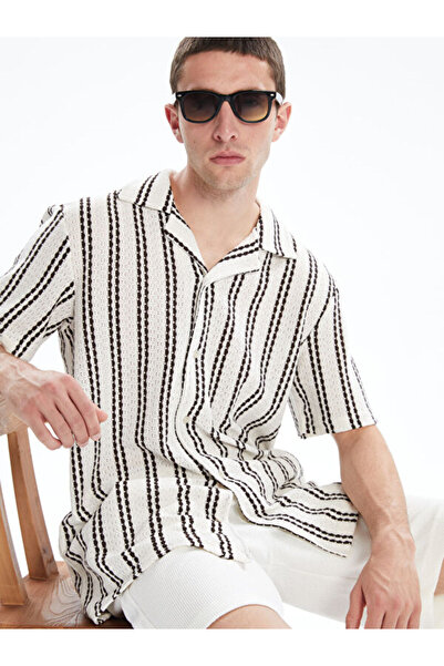 LC Waikiki Regular Fit Short Sleeve Patterned Men's Shirt