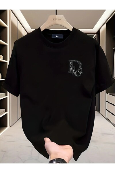 oneagılyazı Tricou oversize imprimat cu guler rotund – Bumbac pieptănat cu 2 ...