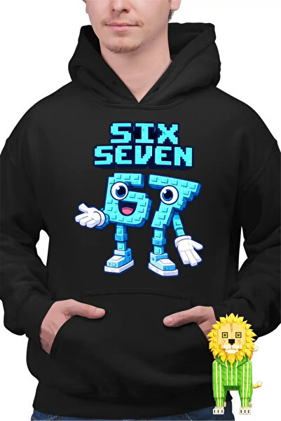 OEM Hanorac Barbati Six Seven Meme Roblox 67 Sase Sapte Steal a Brainrot