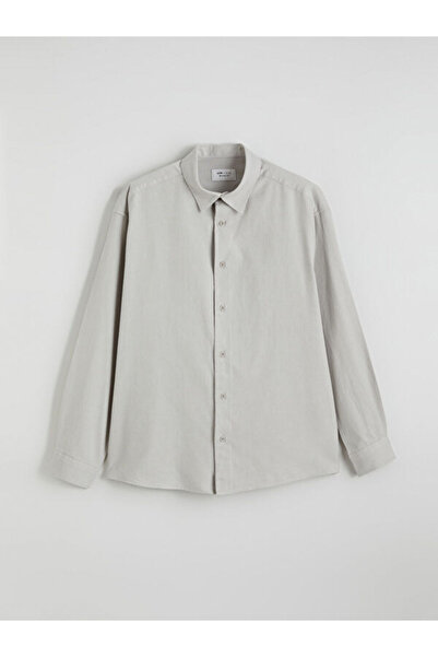 LC Waikiki Regular Fit Long Sleeve Gabardine Men's Shirt