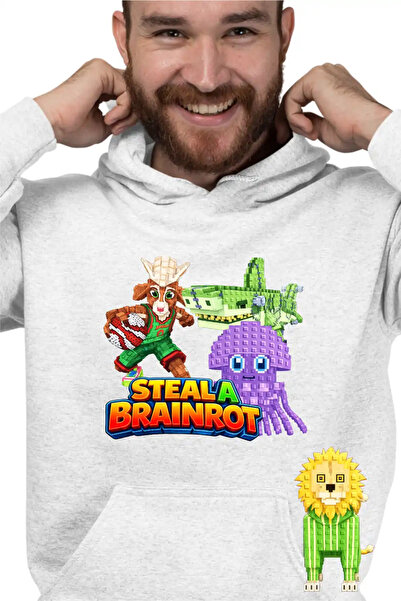 OEM Hanorac Barbati Steal a Brainrot Graipuss Roblox Meme