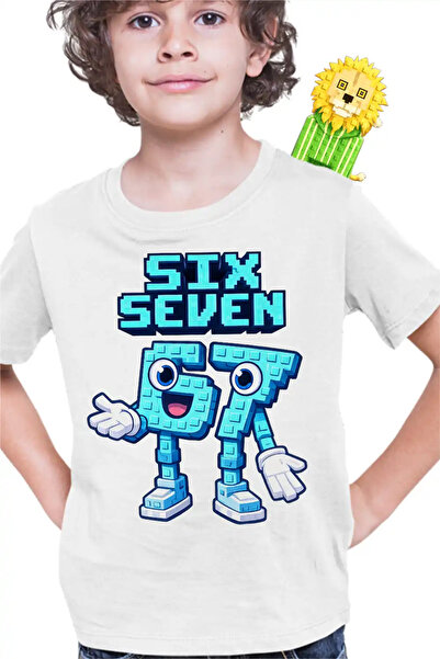 OEM Tricou Copii Baieti Six Seven Meme Roblox 67 Sase Sapte Steal a Brainrot