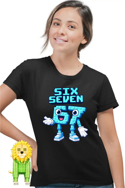 OEM Tricou Femei Six Seven Meme Roblox 67 Sase Sapte Steal a Brainrot