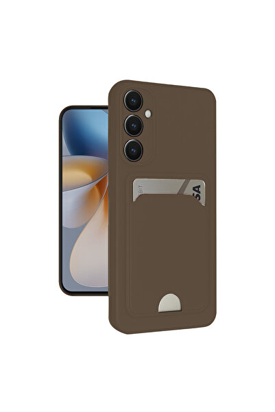 cepmoda Samsung "S24 Fe" Card Holder Pack Silicone Case - Stretchy -Slim Desi...