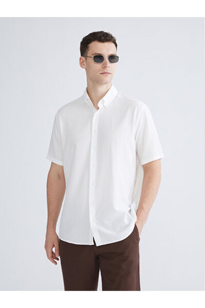 LC Waikiki Regular Fit Short Sleeve Men's Shirt