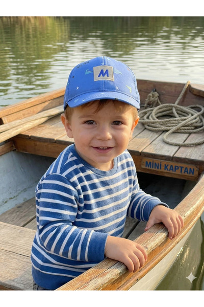 PIECE SIGNATURE 100% قطن، قبعة أنيمال بي مطبوع للأولاد (الحجم: 47-50 سم) (الع...