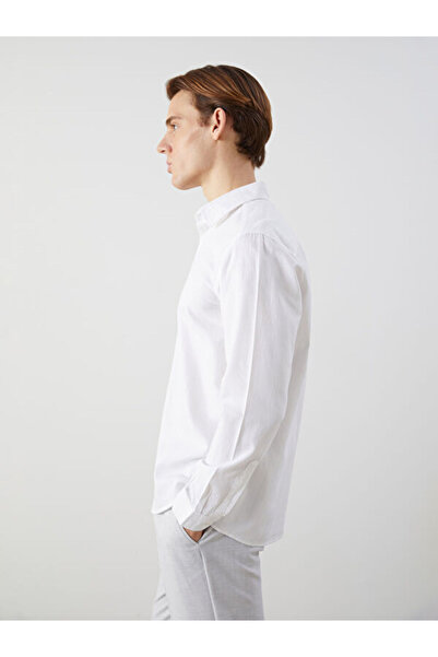 LC Waikiki Slim Fit Long Sleeve Striped Men's Shirt