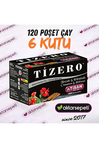 Tisan Tizero Çay | Tatlı Sonrası Içim Için Bitkisel Çay | 120 Poşet Çay