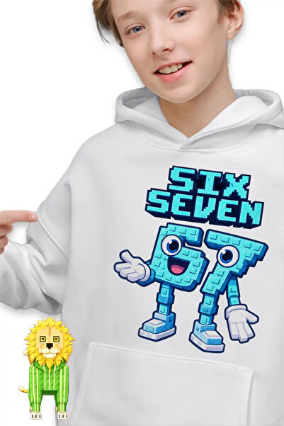 OEM Hanorac Copii Baieti Six Seven Meme Roblox 67 Sase Sapte Steal a Brainrot