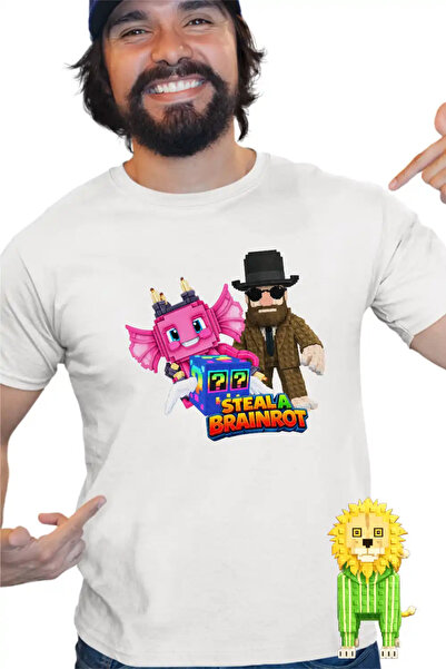 OEM Tricou Barbati Steal a Brainrot Matteo Roblox Meme