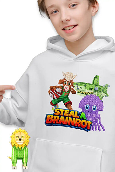 OEM Hanorac Copii Baieti Steal a Brainrot Graipuss Roblox Meme