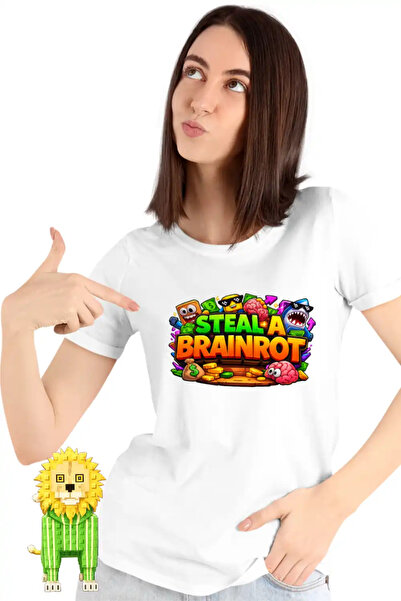 OEM Women's T-Shirt Steal a Brainrot Roblox Meme
