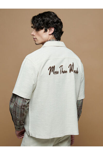 LC Waikiki Regular Fit Embroidered Men's Shirt