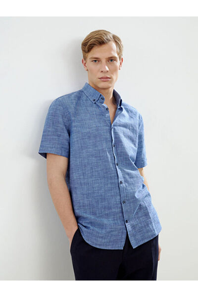 LC Waikiki Regular Fit Linen Blended Men's Shirt