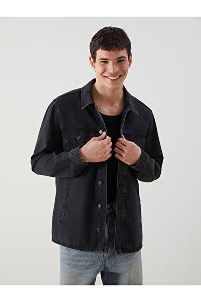 LC Waikiki Regular Fit Long Sleeve Men's Jean Shirt