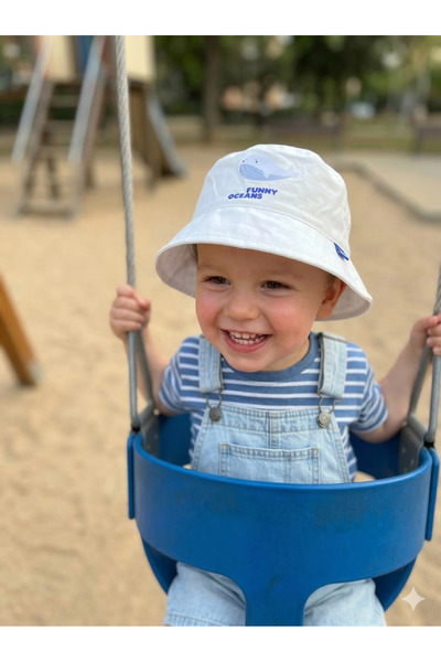 PIECE SIGNATURE 100% قطن، قبعة أنيمال بي مطبوع للأولاد (الحجم: 47-50 سم) (الع...