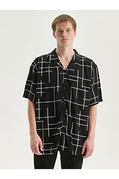 LC Waikiki Regular Fit Short Sleeve Patterned Men's Shirt