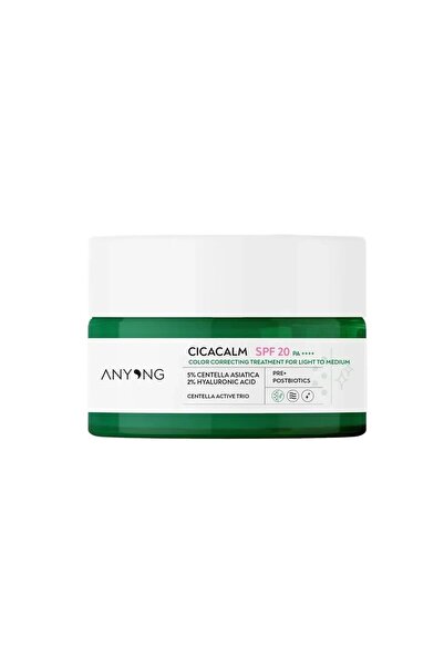 Any Cica Tiger Grass Ton Eşitleyici ve Kızarıklık Karşıtı Krem Medium SPF 20,...