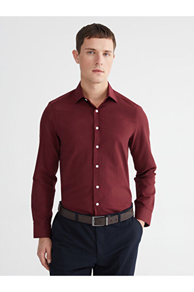 LC Waikiki Slim Fit Long Sleeve Poplin Men's Shirt