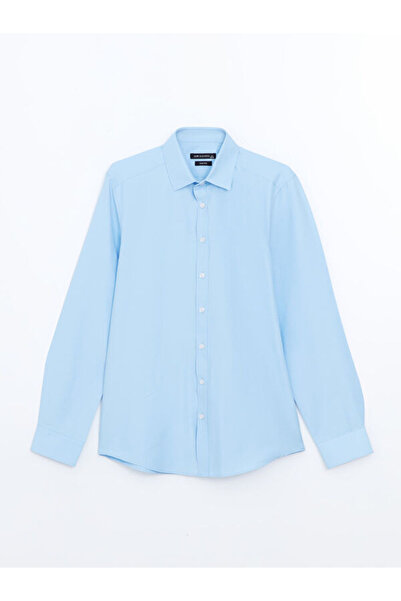 LC Waikiki Slim Fit Long Sleeve Poplin Men's Shirt