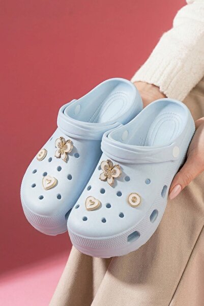 FUGA MODA Ronda Bebe Mavisi Accesorii în formă de inimă fluture, perforate, c...